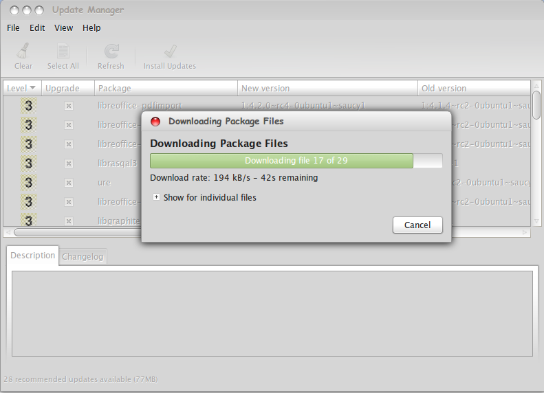 Upgrade LibreOffice Linux