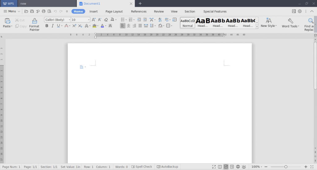 wps office writer 2020